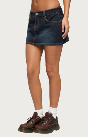 Chiara Denim Micro Skirt image number 2