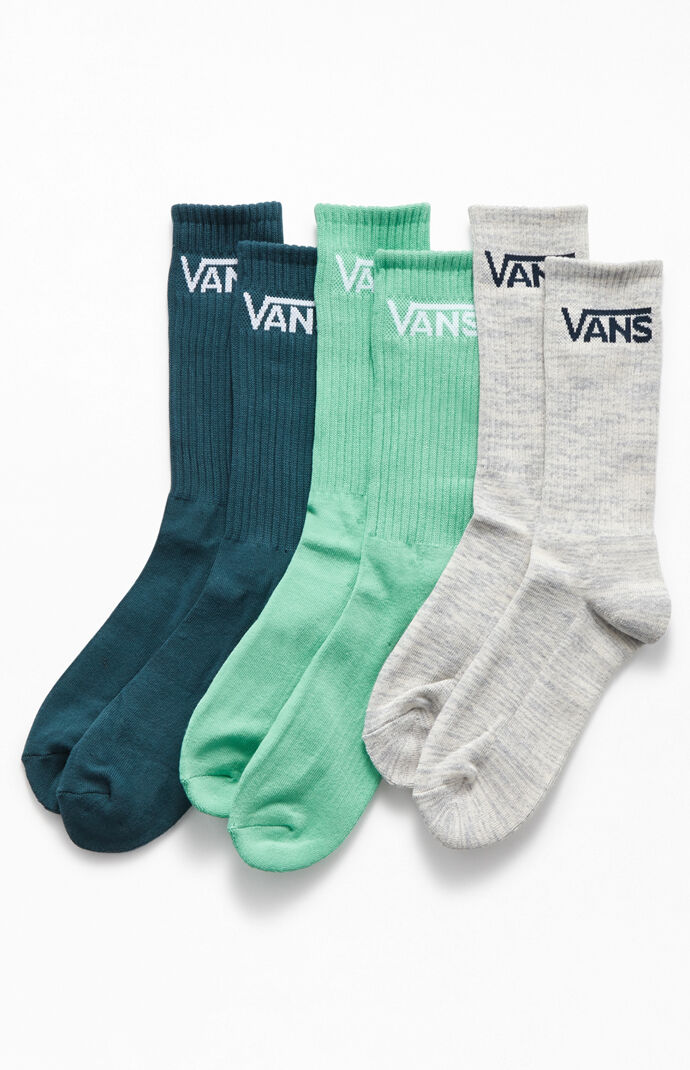 vans classic crew socks 3 pack