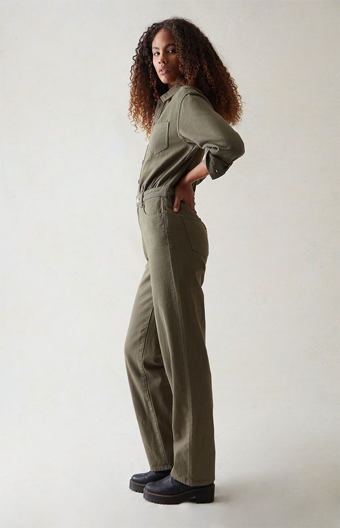 Pacsun black best sale overalls