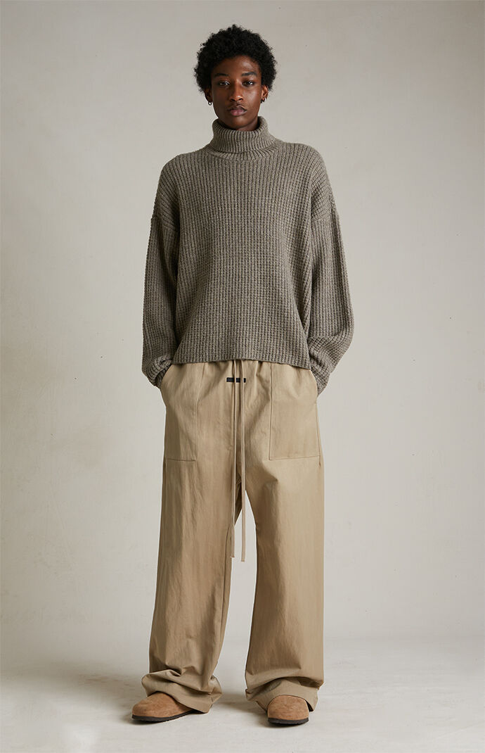 Fear of God ESSENTIALS Desert Sand Textured Nylon Utility Pants