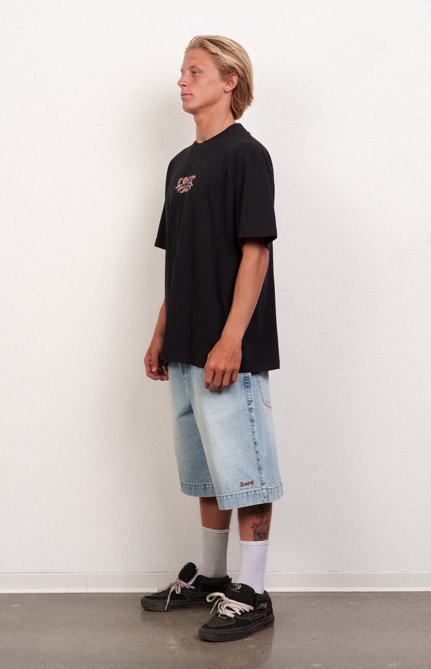 LOST Arched Gnarly Logo Boxy T-Shirt