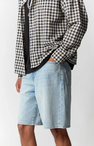 Parker Baggy Jorts Light Blue image number 4