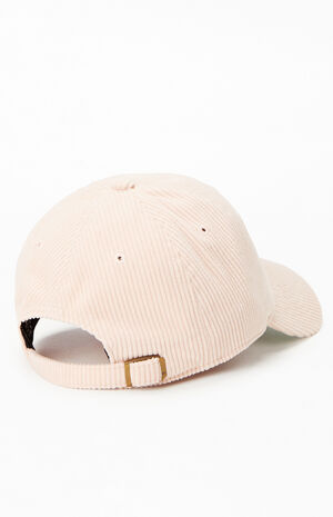 Pink NY Yankees Corduroy Dad Hat image number 2