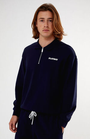 By PacSun Staple Quarter Zip Sweatshirt image number 1