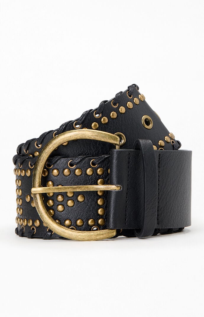 Pacsun Whipstitch Studded Belt