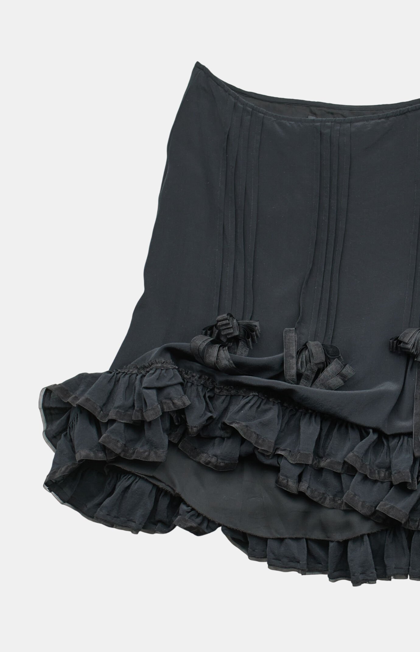 PS VINTAGE 2000s Ruffle Midi Skirt