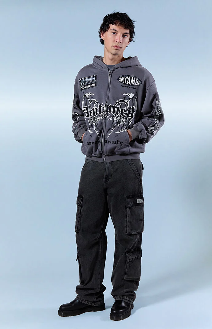 Pacsun Dylan Baggy Jeans Cargo Black | Pacsun