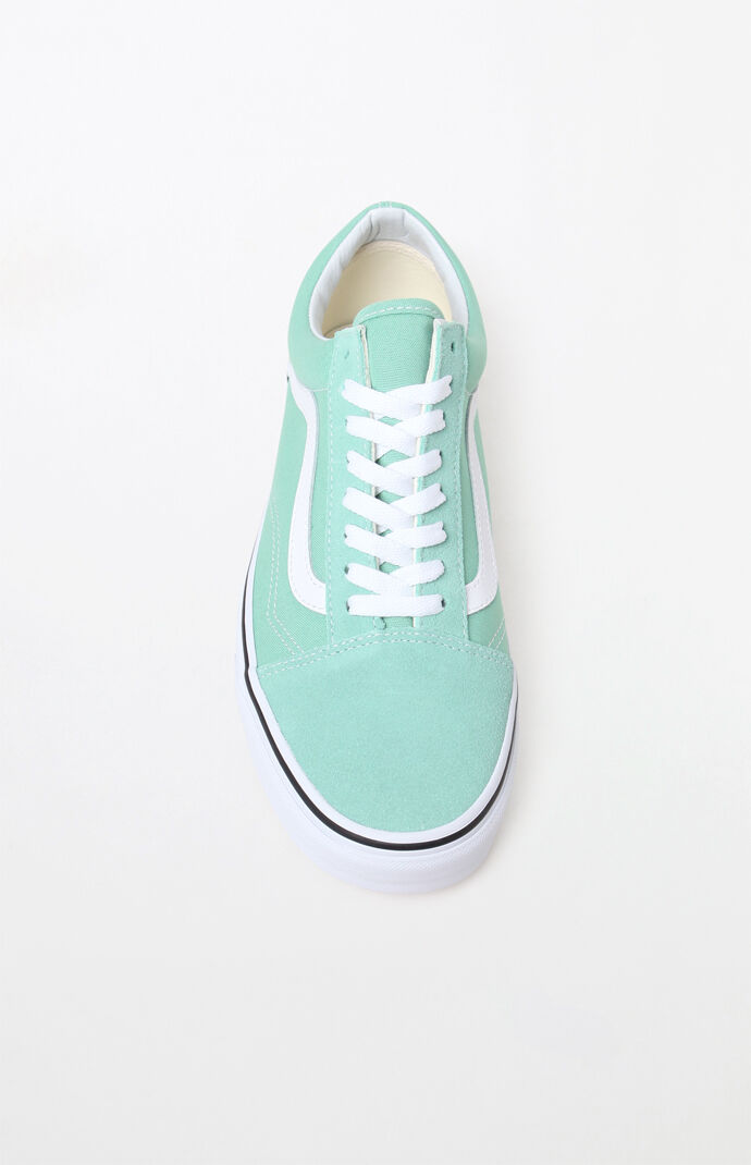 mint and grey vans