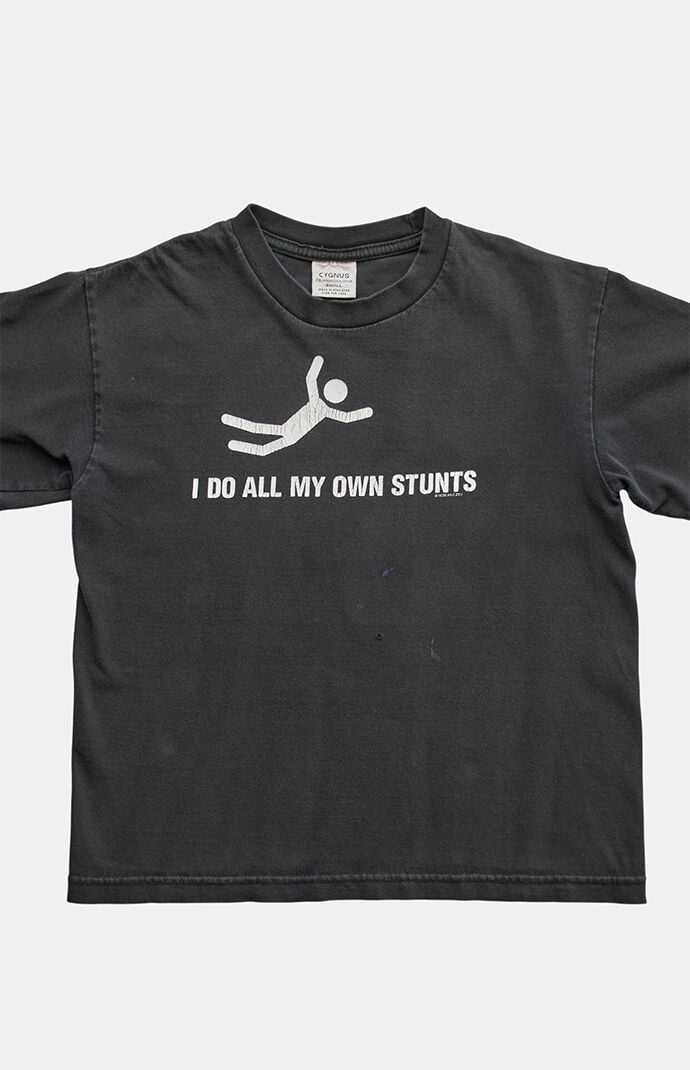 PS VINTAGE 2000s I Do My Own Stunts Baby Graphic T-Shirt