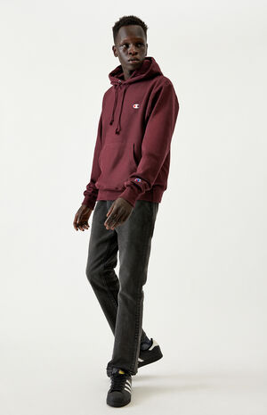 Mini C Reverse Weave Pullover Hoodie image number 2