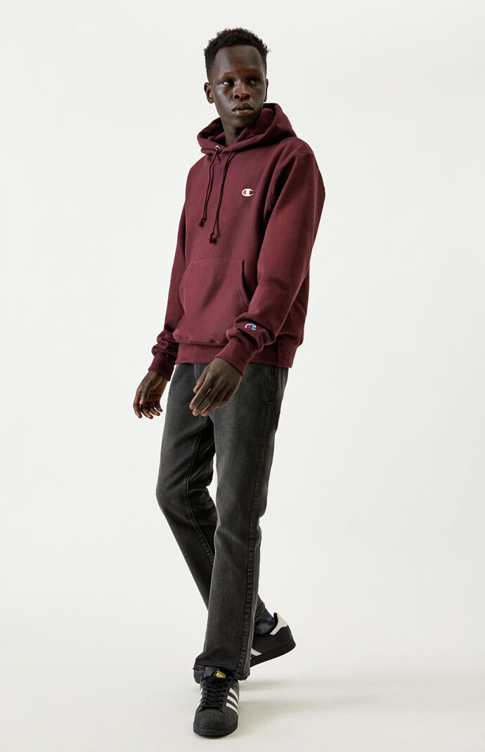 Mini C Reverse Weave Pullover Hoodie