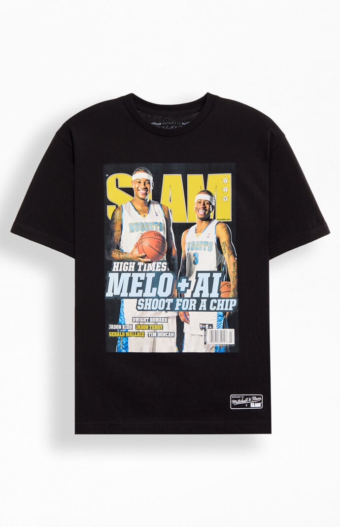 Mitchell & Ness SLAM Carmelo Anthony Allen Iverson Denver Nuggets T-Shirt
