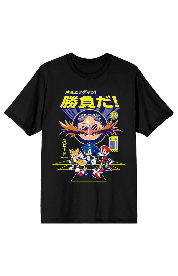 Sonic the hedgehog shirt pacsun hot sale