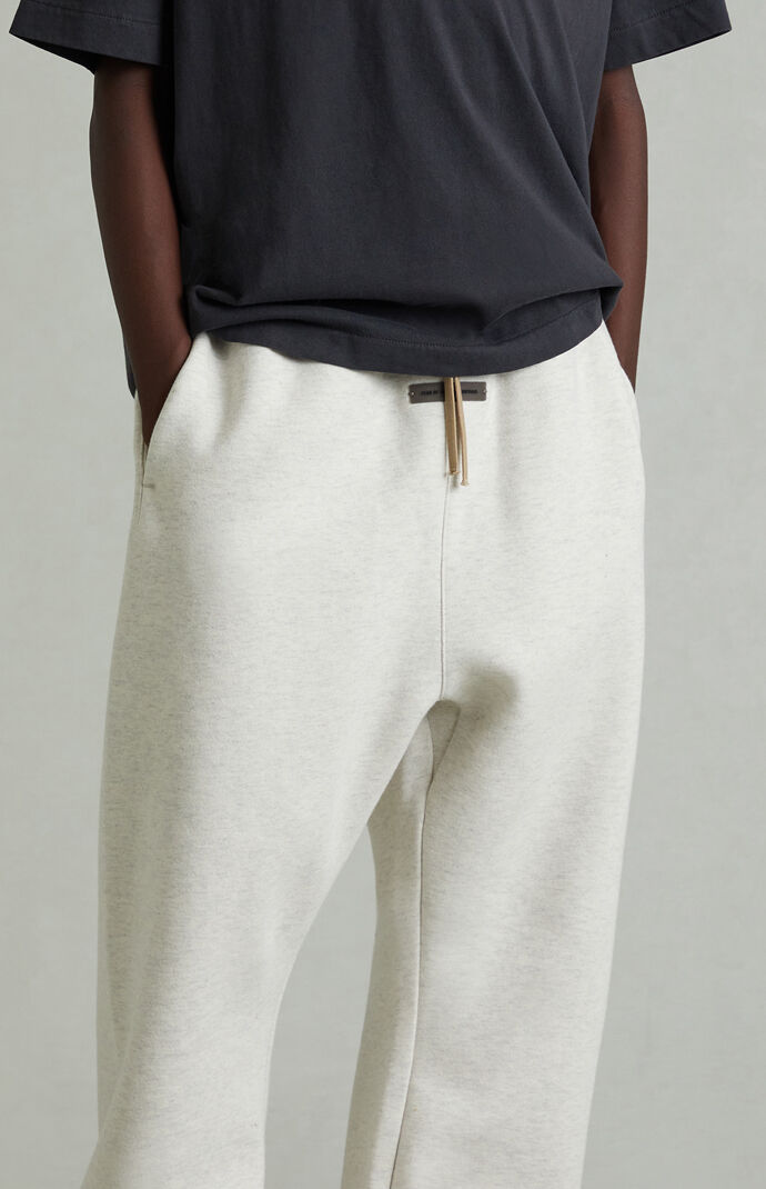 Fear of God ESSENTIALS Kids Heather Oatmeal Flare Sweatpants