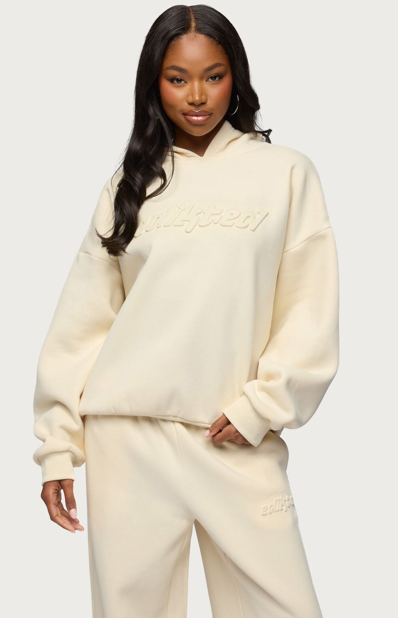 Edikted Totally Logo Hoodie