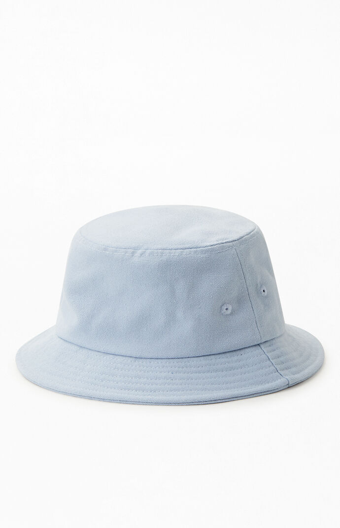 Blue Smiley Recycled Bucket Hat