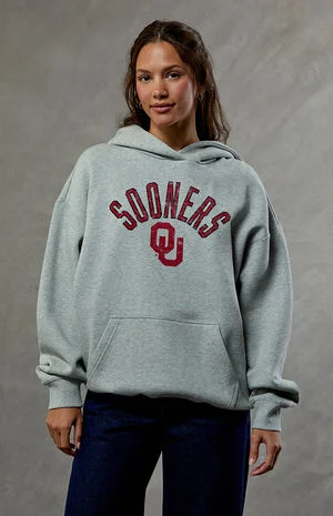 Oklahoma Sooners Embroidered Hoodie image number 1