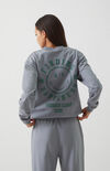 Smiley Find Happiness Crew Neck Recycled Sweatshirt Smiley Find Happiness Crew Neck Recycled Sweatshirt image number null