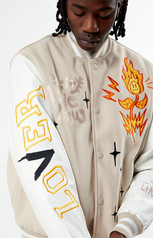 Vibe With Me Varsity Jacket image number 2