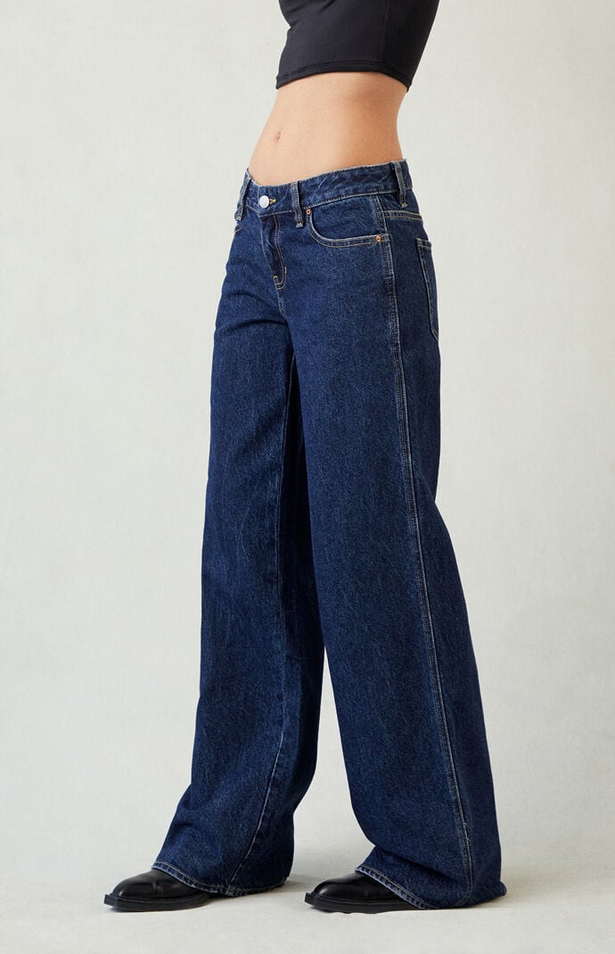 Pacsun Casey Low Rise Baggy Jeans Dark Indigo | Pacsun