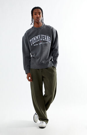 Varsity Relaxed Crew Neck Sweatshirt image number 4