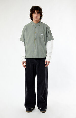 Bigwig Proof Woven Button Down Shirt image number 4