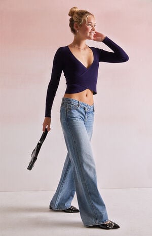 Bella Wrap Sweater image number 4