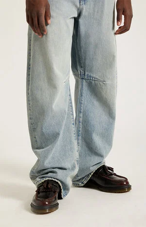 Mason Baggy Barrel Jeans Light Blue image number 5