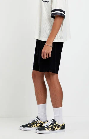 Black Linen Shorts image number 3