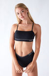 Black Unlined Bralette Black Unlined Bralette image number null