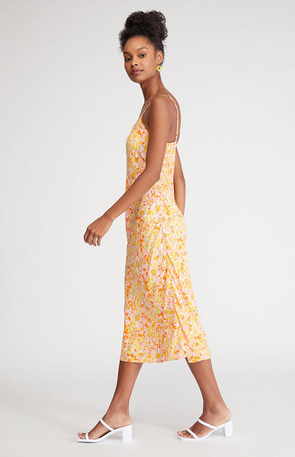Rhythm Floral Slip Midi Dress PacSun