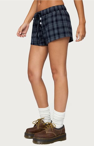 Alessa Plaid Shorts image number 2
