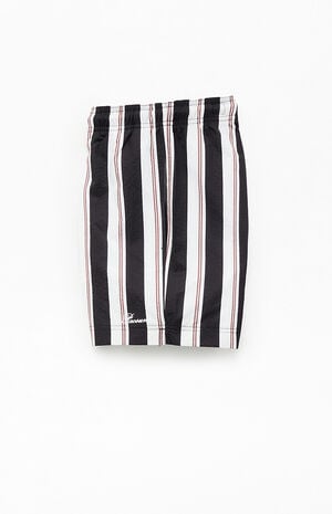 Basket Dark Striped 4.5" Swim Trunks image number 3