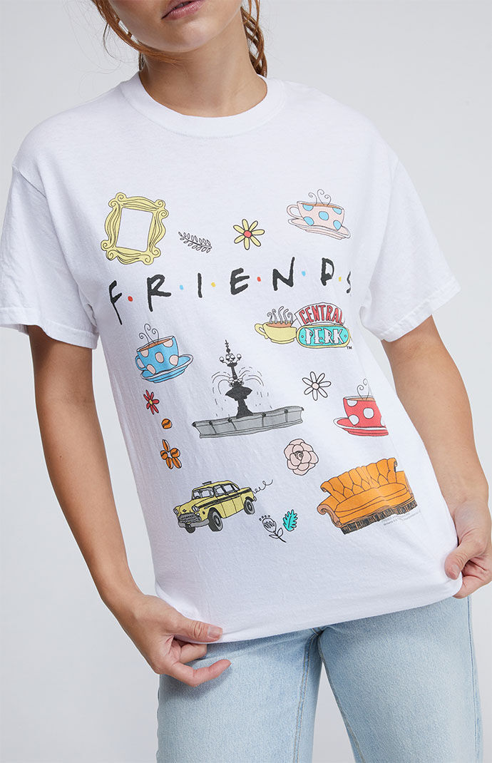 Junk Food Friends Boyfriend T-Shirt 