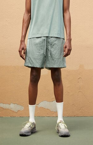 Active Green Performance Nylon Flight Shorts image number 2