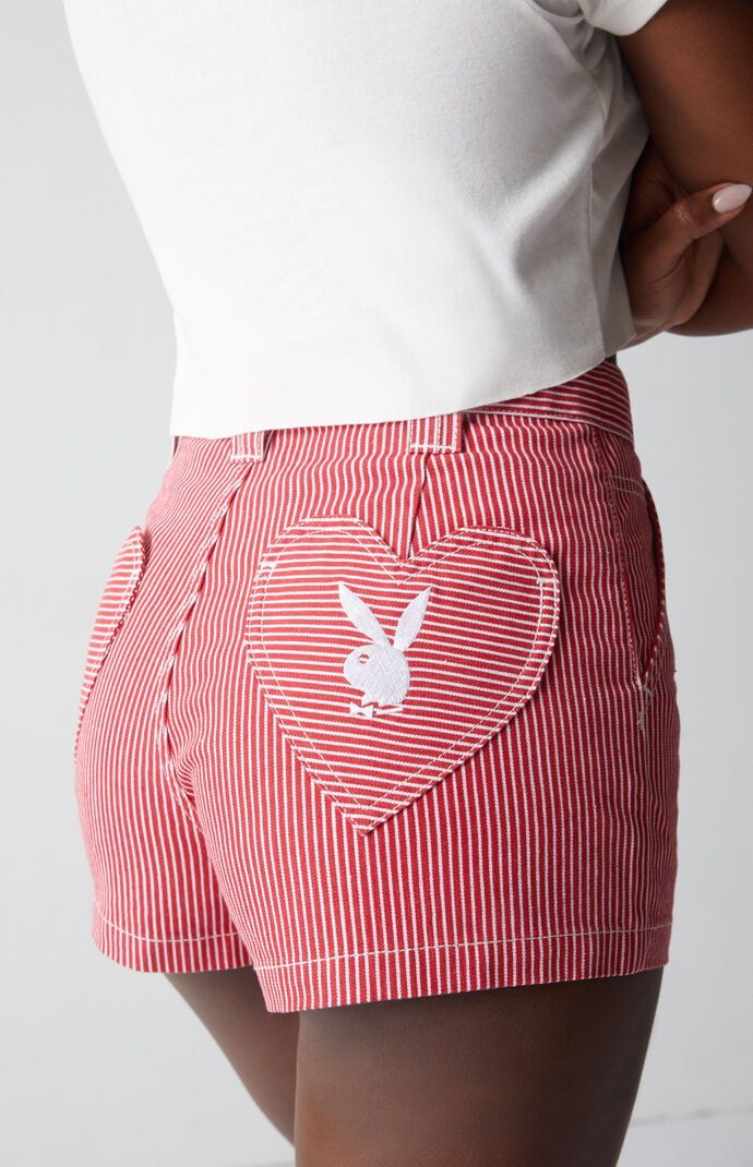 By PacSun Candy Stripe Carpenter Shorts