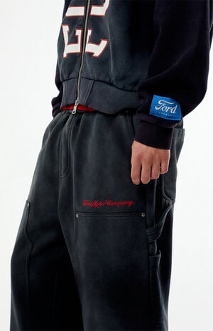 Knee Paneled Baggy Carpenter Sweatpants image number 2