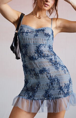 Jordyn Embroidered Mini Dress image number 2