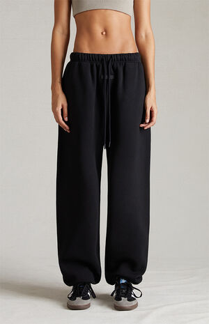 Women's Jet Black Sweatpants image number 2