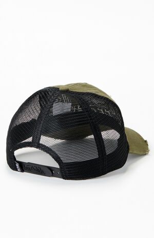 Denim Ripped Trucker Hat image number 2