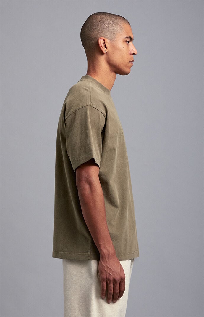 A.R.C. Green Larchmont Vintage Wash Heavyweight T-Shirt