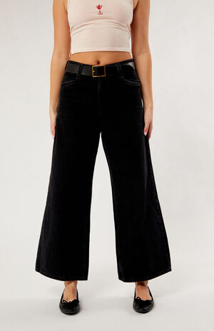 Black '94 Baggy Wide Leg Jeans image number 2