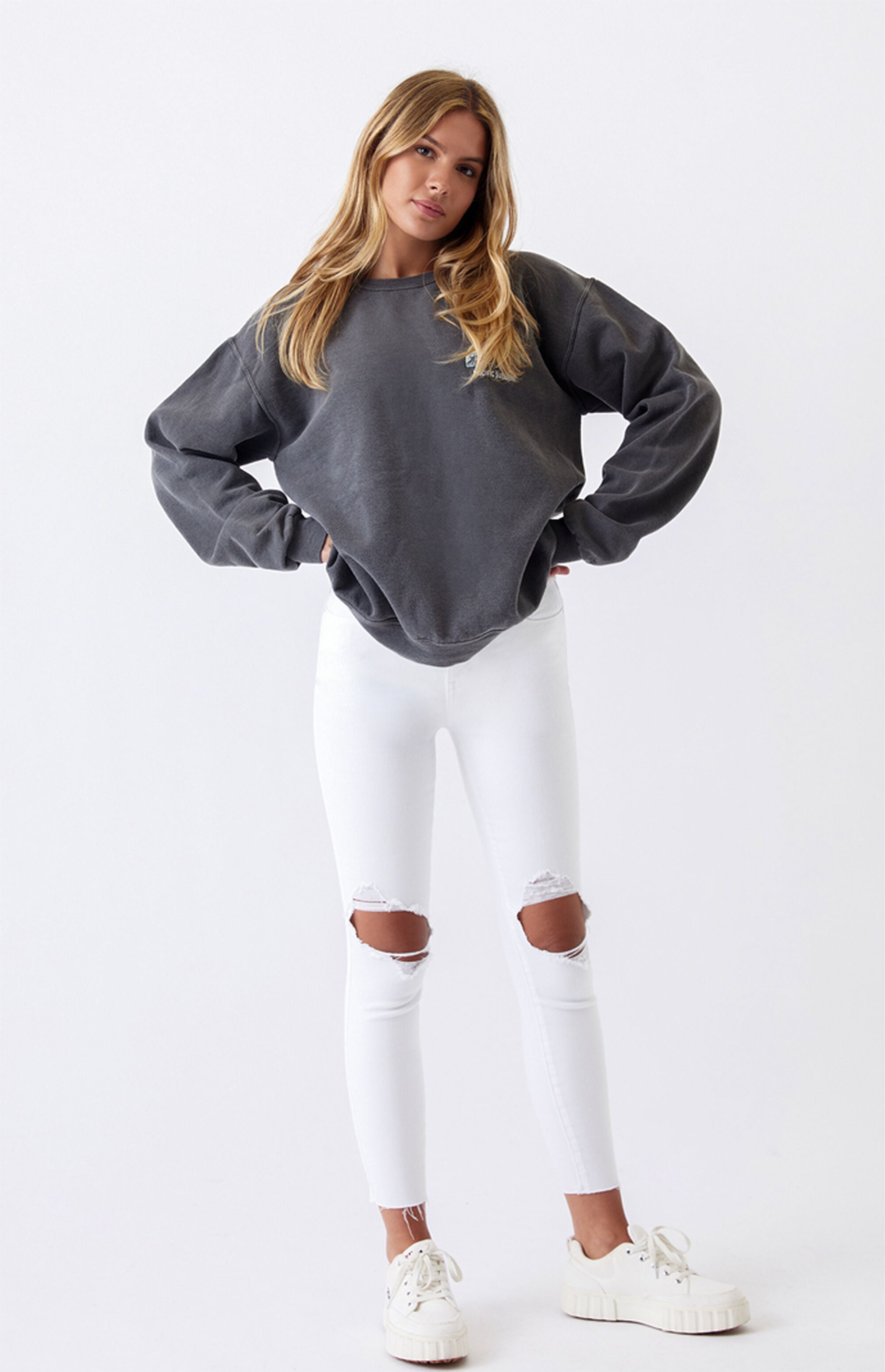 White Regular Fit Jeggings main image 0