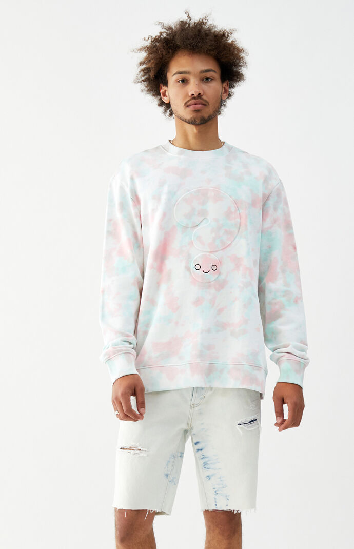 x FriendsWithYou Tie-Dyed Crew Neck Sweatshirt