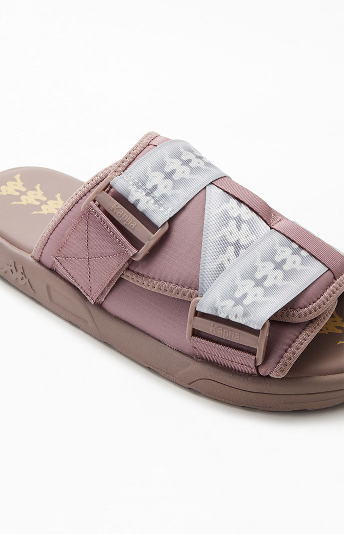 Kappa Beige 222 Banda Mitel Slide Sandals PacSun