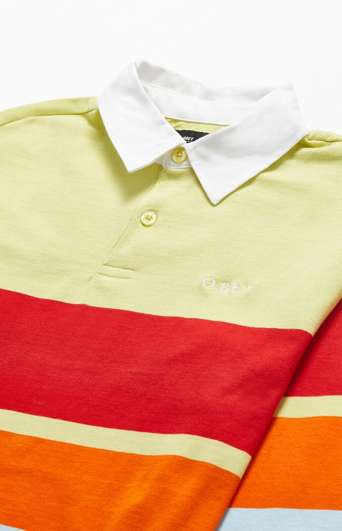 Automation Rugby Long Sleeve Polo Shirt