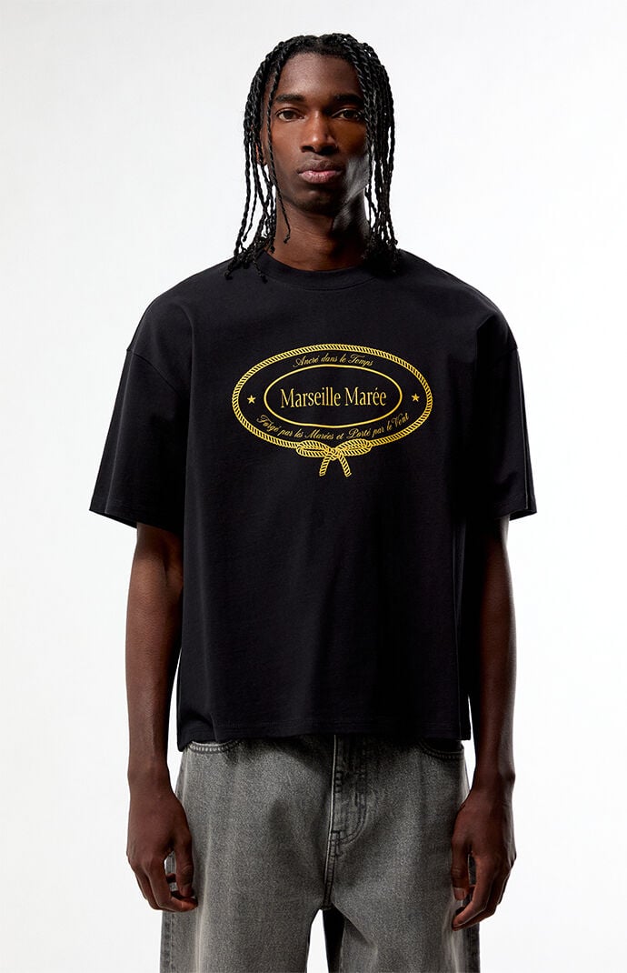 Pacsun Marseille Cropped Boxy T-Shirt