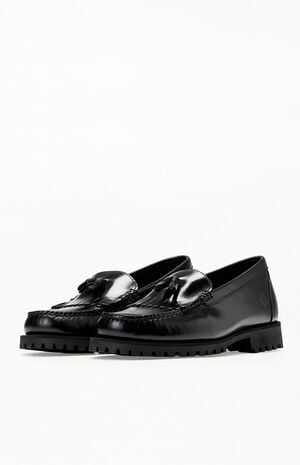 Authentic Leather Tassel Loafers image number 2
