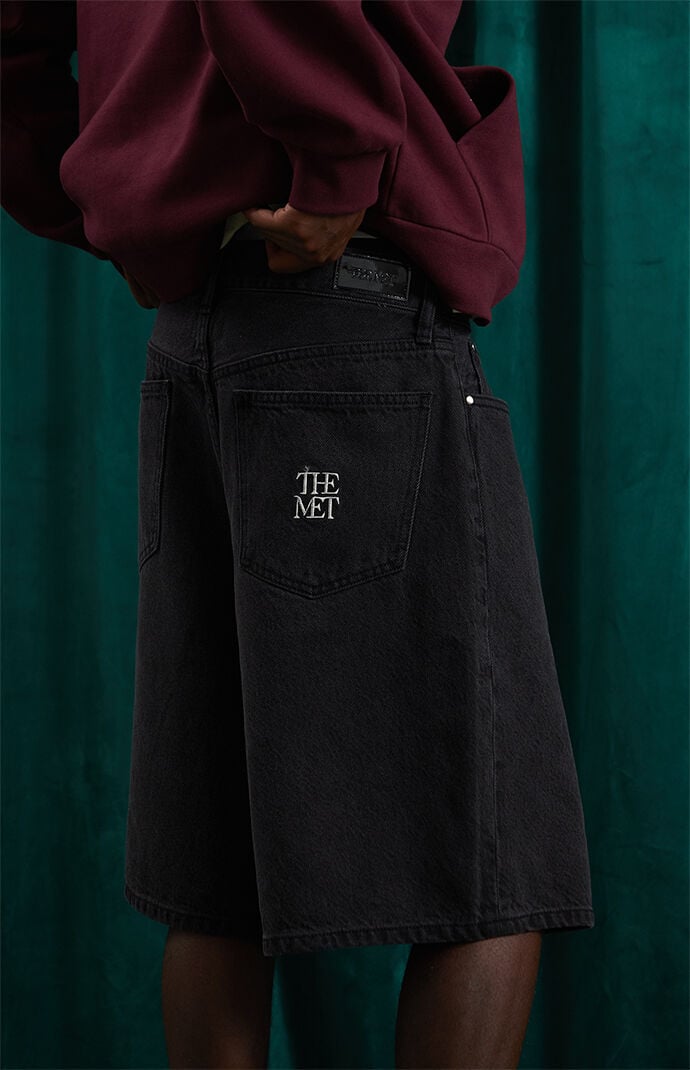 The Met x Pacsun European Baggy Denim Shorts