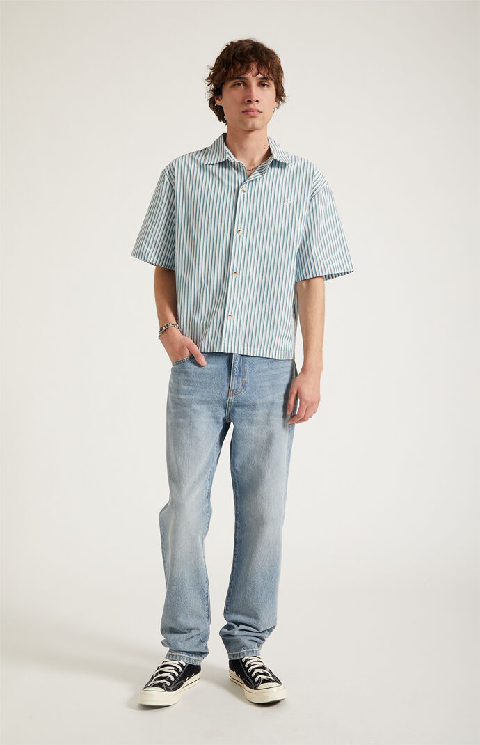 Pacsun Cade Straight Jeans Medium Blue